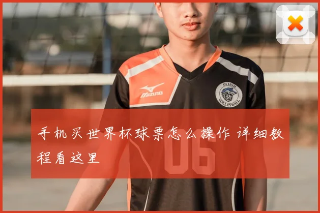 手机买世界杯球票怎么操作 详细教程看这里